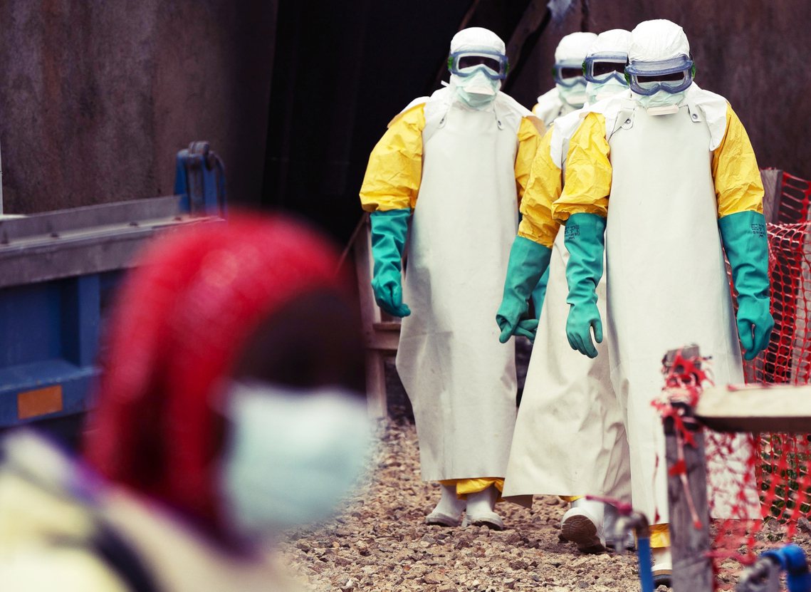 貝尼的伊波拉防疫隔離中心，資料照片。 圖／美聯社