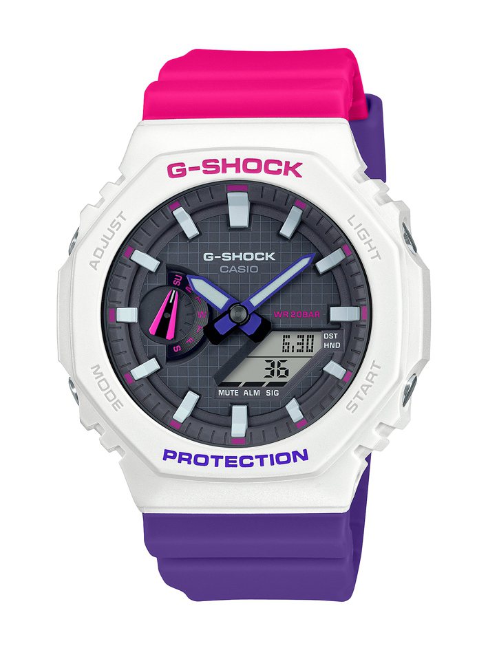 G-SHOCK GA-2100THB-7A腕表3,600元。圖／CASIO提供