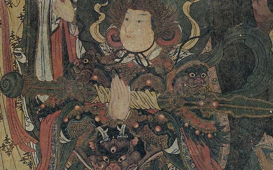 壁畫內的其中一人物，也有著一張豐腴之臉。 圖／取自古建中國