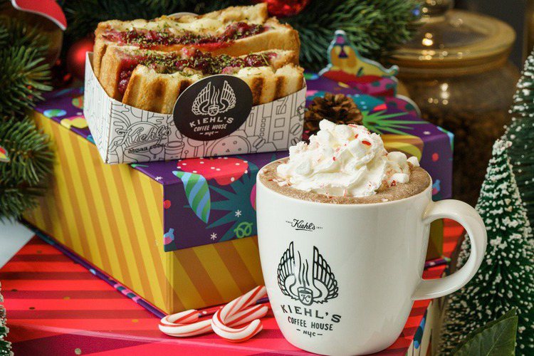 Kiehls Coffee House推出耶誕限定餐點。圖／Kiehls提供