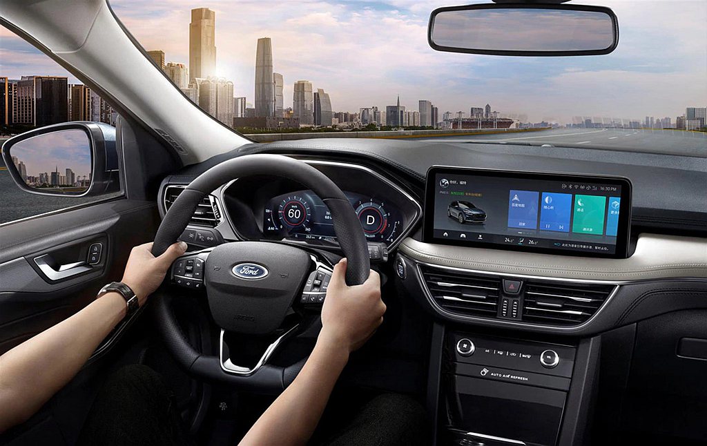 中國版新Ford Escape搭載更新的SYNC+多功能娛樂系統並具備語音控制、...