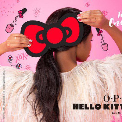 萌翻你的指尖！OPI「Hello Kitty耀眼假期聯名指甲油」節慶亮片色、粉彩色、珠光色全都有