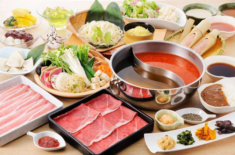 涮乃葉提供日式涮涮鍋物。圖／取自涮乃葉 syabu-yo 日式涮涮鍋吃到飽