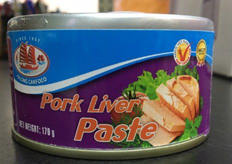「越南豬肝醬」罐頭驗出非洲豬瘟病毒核酸陽性，12日起下架回收可退貨，12月底前回收完。圖／防檢局提供