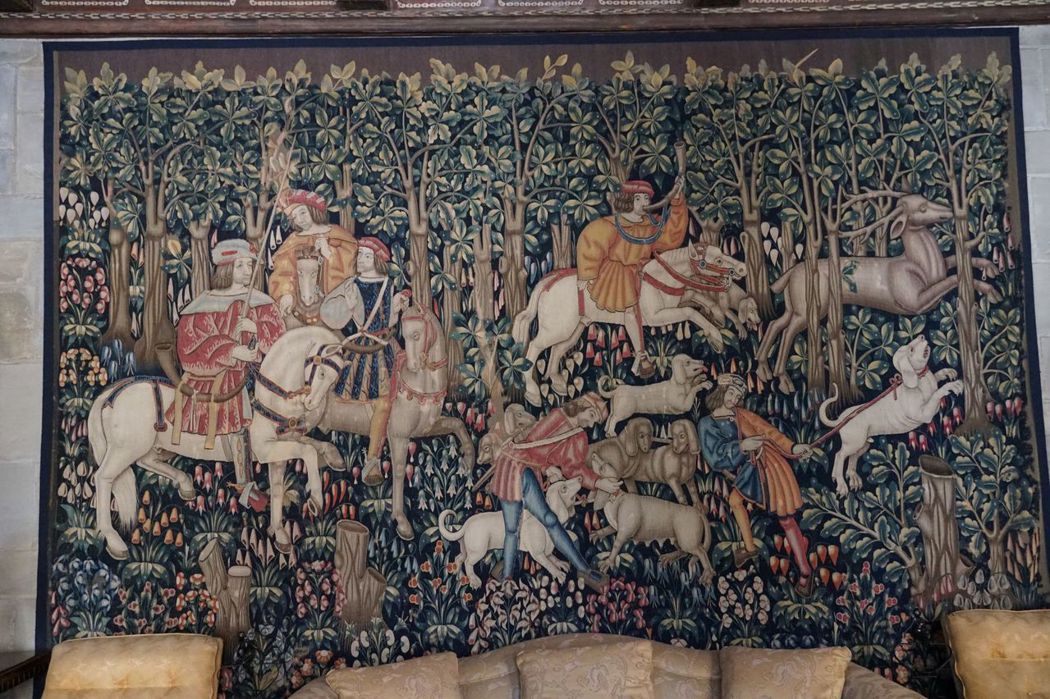 15世紀的狩獵千花掛毯