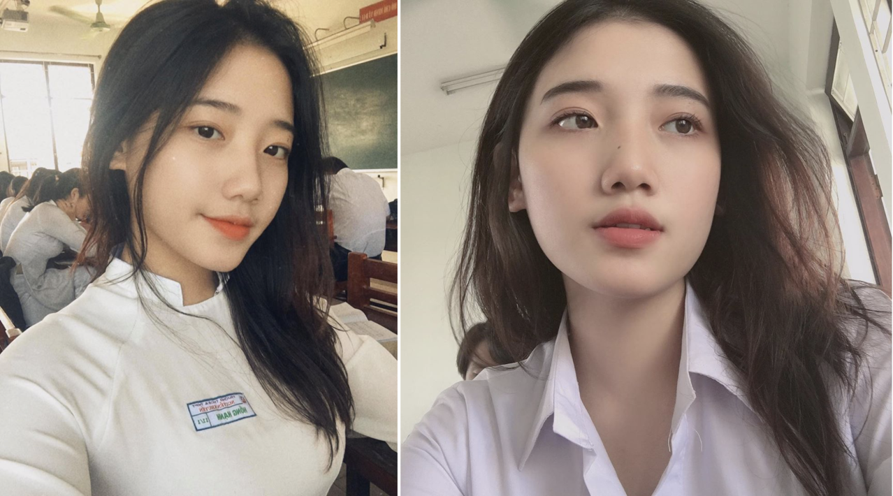 一名網友在PTT表特版PO出一組越南學生正妹的照片，清純的顏值擄獲了一票男性粉絲...