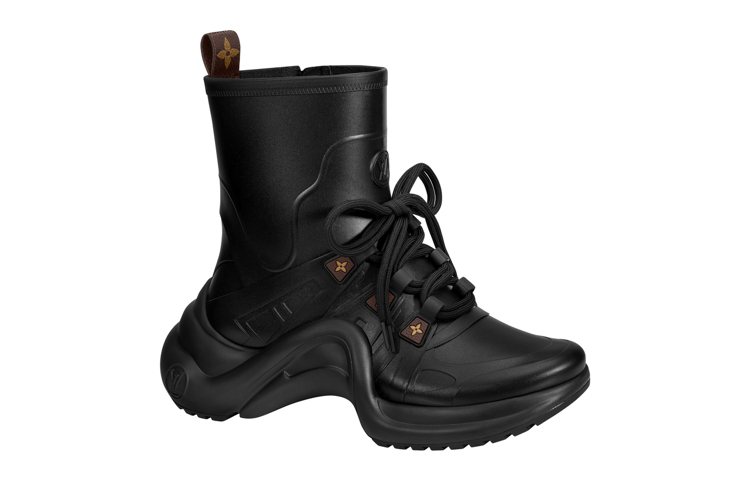 黑色款LV Archlight sneaker boots。圖／LV提供