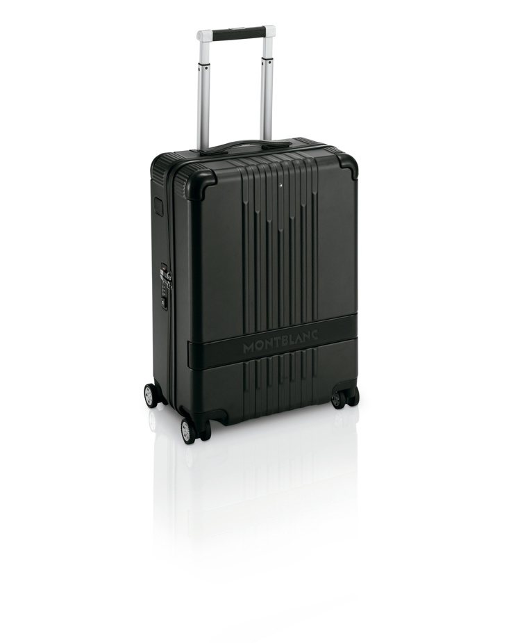 萬寶龍，MY4810系列黑色行李箱，26,600元。圖╱Montblanc提供。
