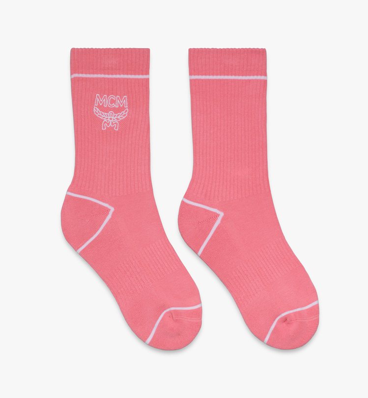 MCMLOGO粉色長襪，售價3,000元。圖／MCM提供