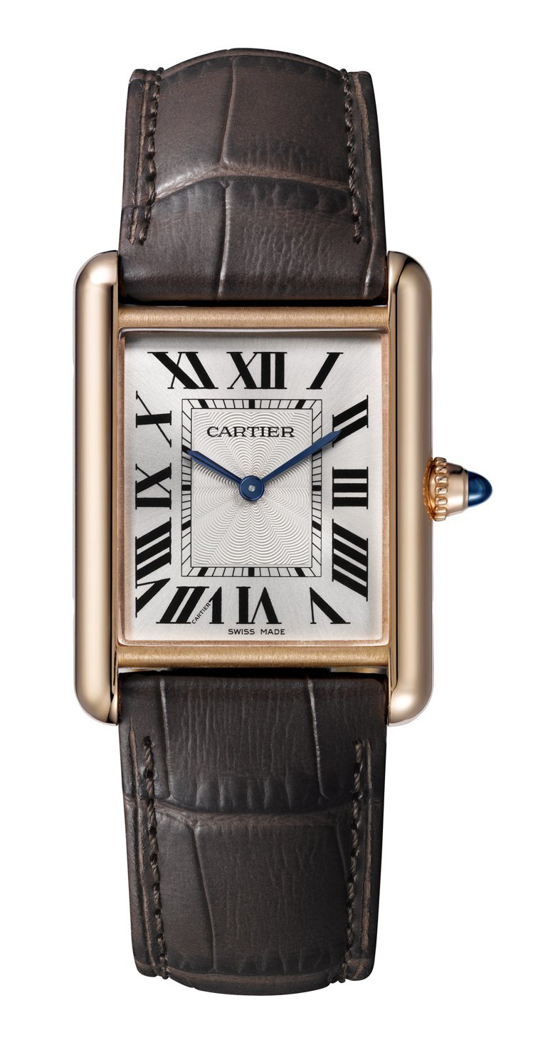 Cartier，Tank Louis Cartier腕表，大型款，38萬3,000元。圖╱Cartier提供。