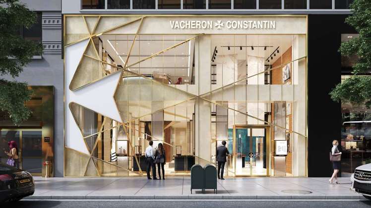 兩層樓的江詩丹頓紐約曼哈頓專賣店，預計將於2021店開設。圖╱Vacheron Constantin提供。