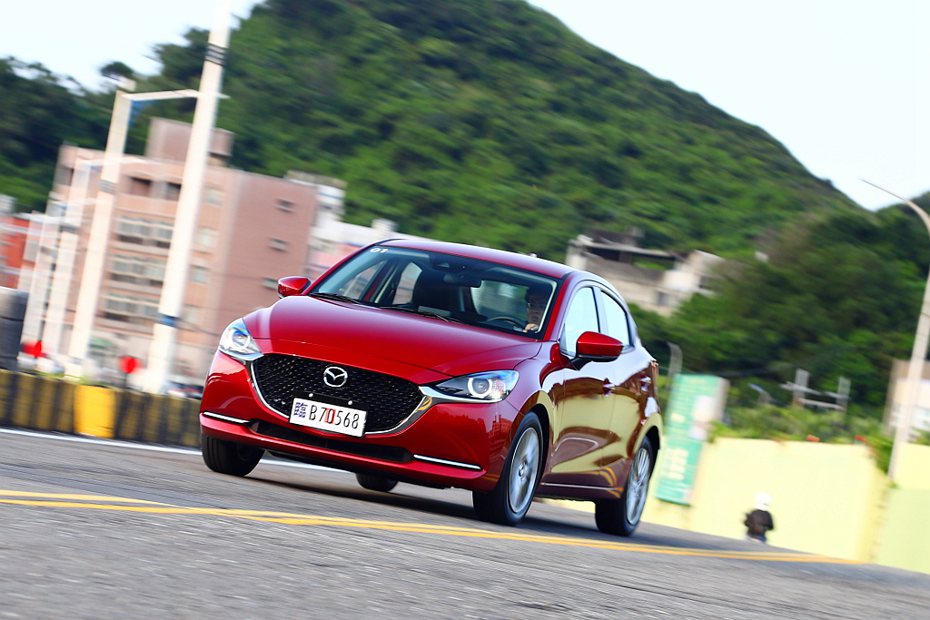 小改款Mazda 2正式在台灣開始販售，預計4月起開始交車。 記者張振群／攝影