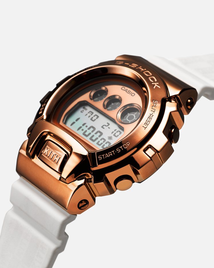 G-Shock與KITH聯名GM-6900KTH-4CR腕表12,500元。圖／Casio提供
