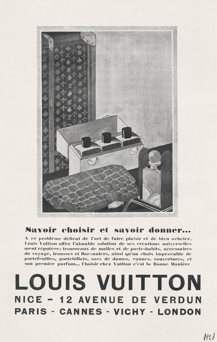 1920年代的Heures d'Absence廣告。圖／LV提供