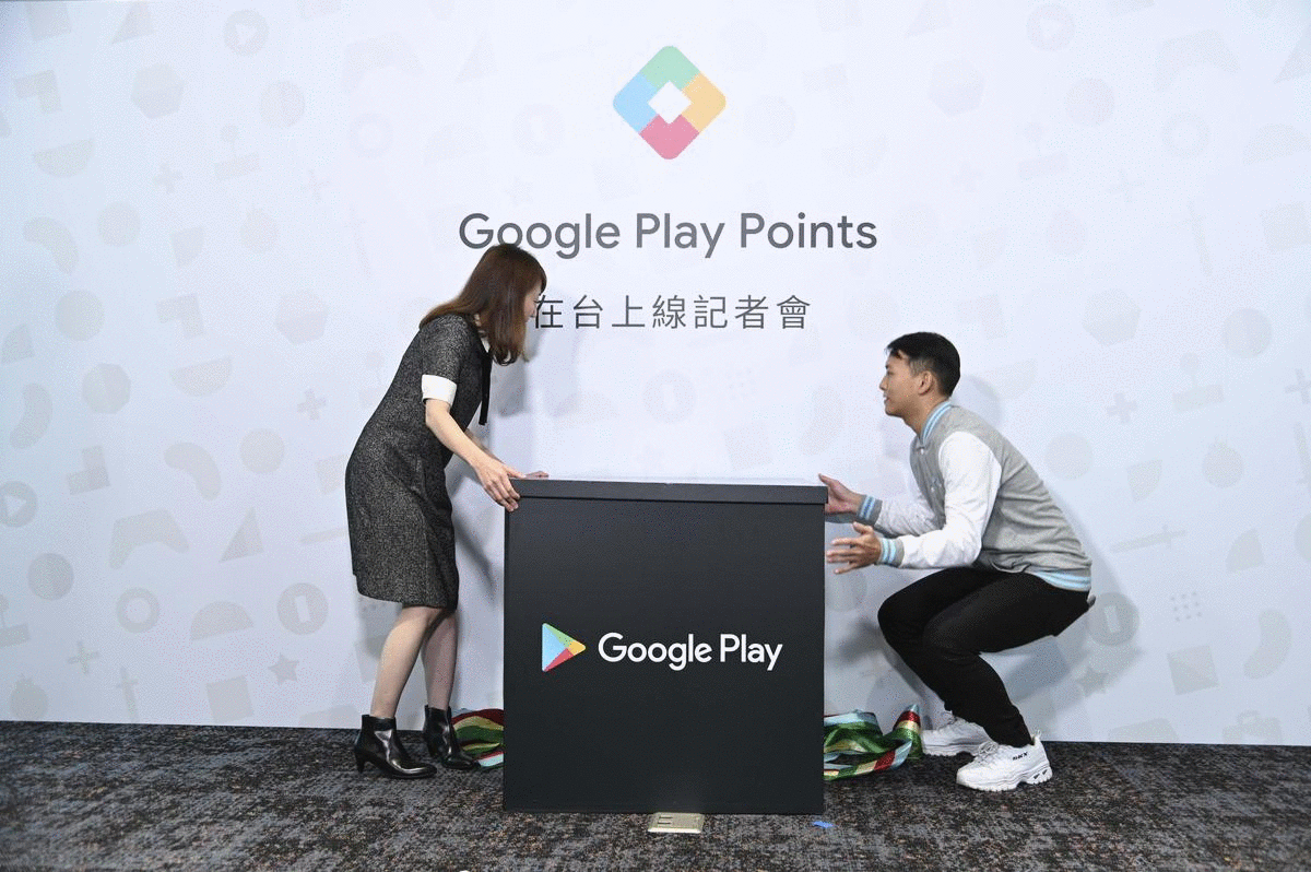 Google Play Points 在台上線啟動儀式(左起 Google 台灣...