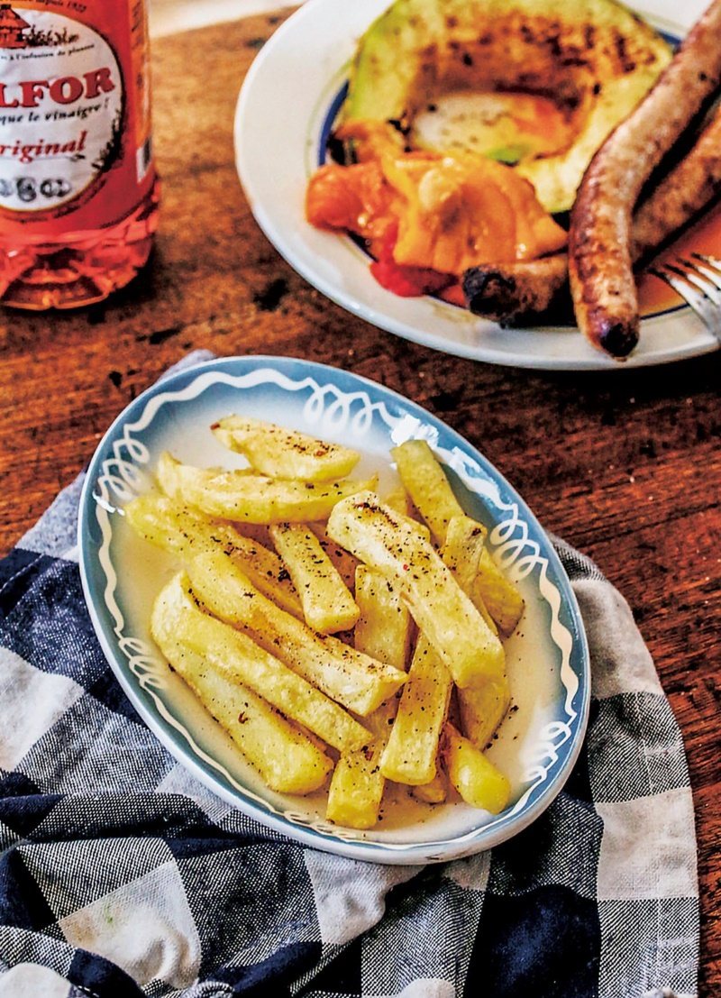 美味的北法炸薯條深受大小朋友歡迎。 圖／幸福文化 提供