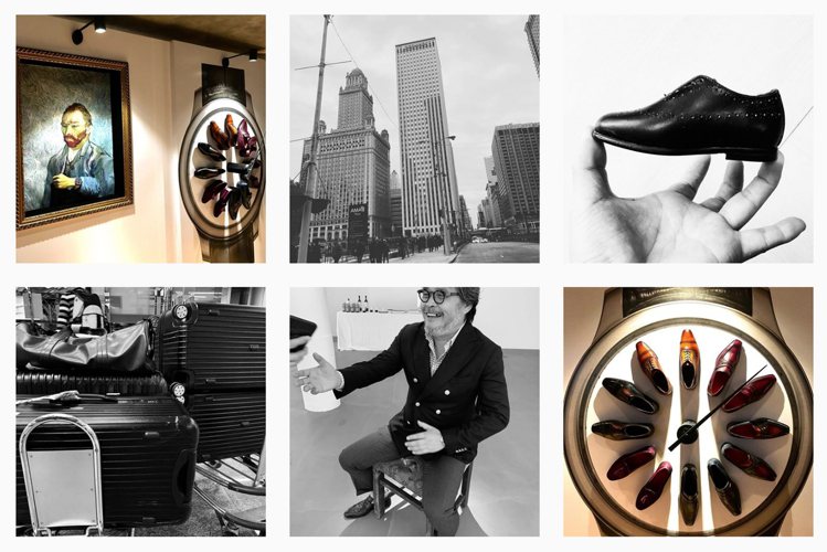 不時以黑白照片呈現的男鞋店舖Graziat，呈現鮮明的藝術氣息。翻攝自 ig @ graziat_taipei。