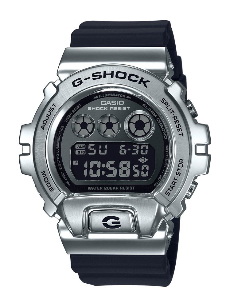 G-Shock GM-6900-1腕表，不鏽鋼表殼6,300元。圖／Casio提...