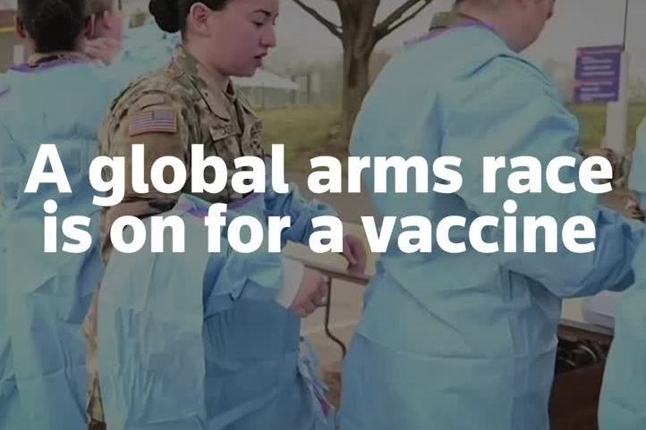 全球紛紛投入研發新冠肺炎疫苗與治療藥物，路透影片整理目前各項進展。路透