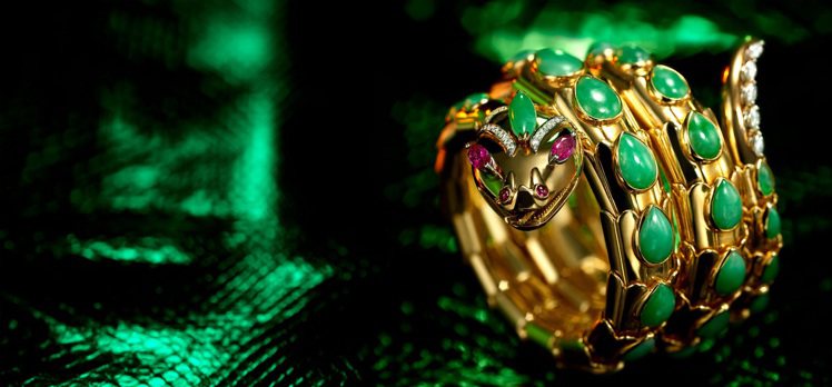 「彩寶之王」寶格麗自50、60年年代起就在珠寶設計中大量運用東方人鍾愛的翡翠。圖／寶格麗提供