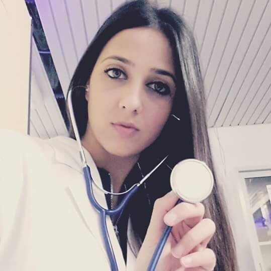 義大利年輕女醫師卡蘭塔被男友懷疑傳染新冠病毒而遭到殺害。取自臉書