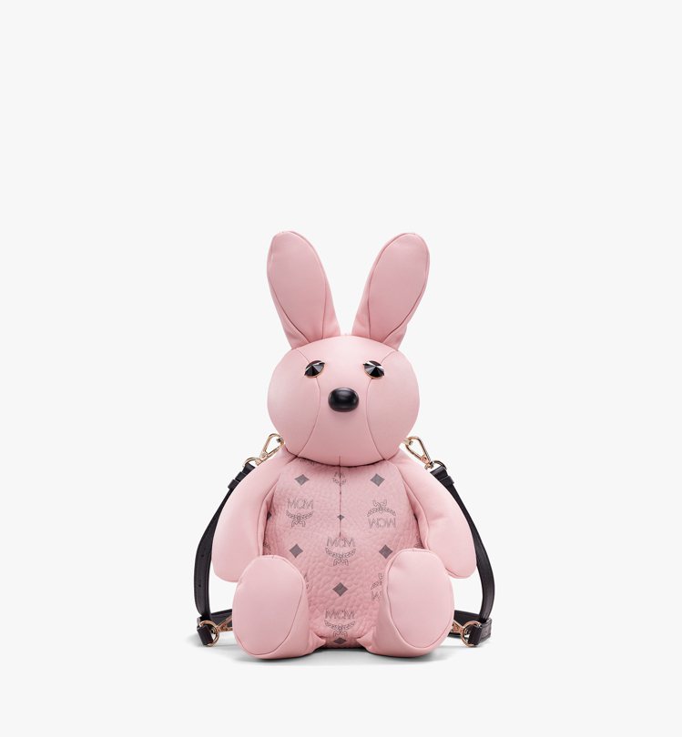 Zoo粉色兔子後背包，售價25,500元。圖／MCM提供