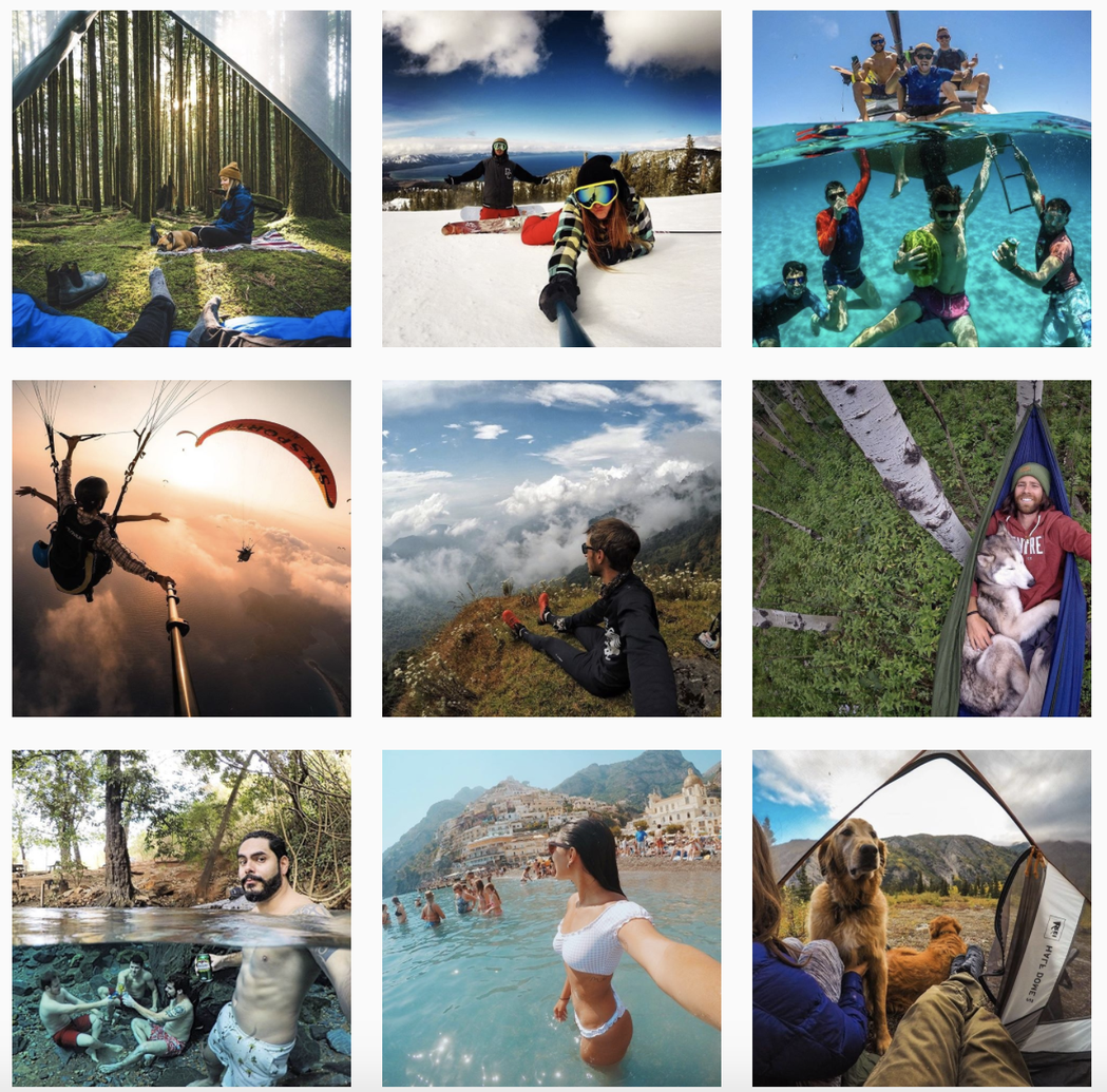 Instagram上更有「selfie_travel」帳號，分享網友各式有趣的旅...