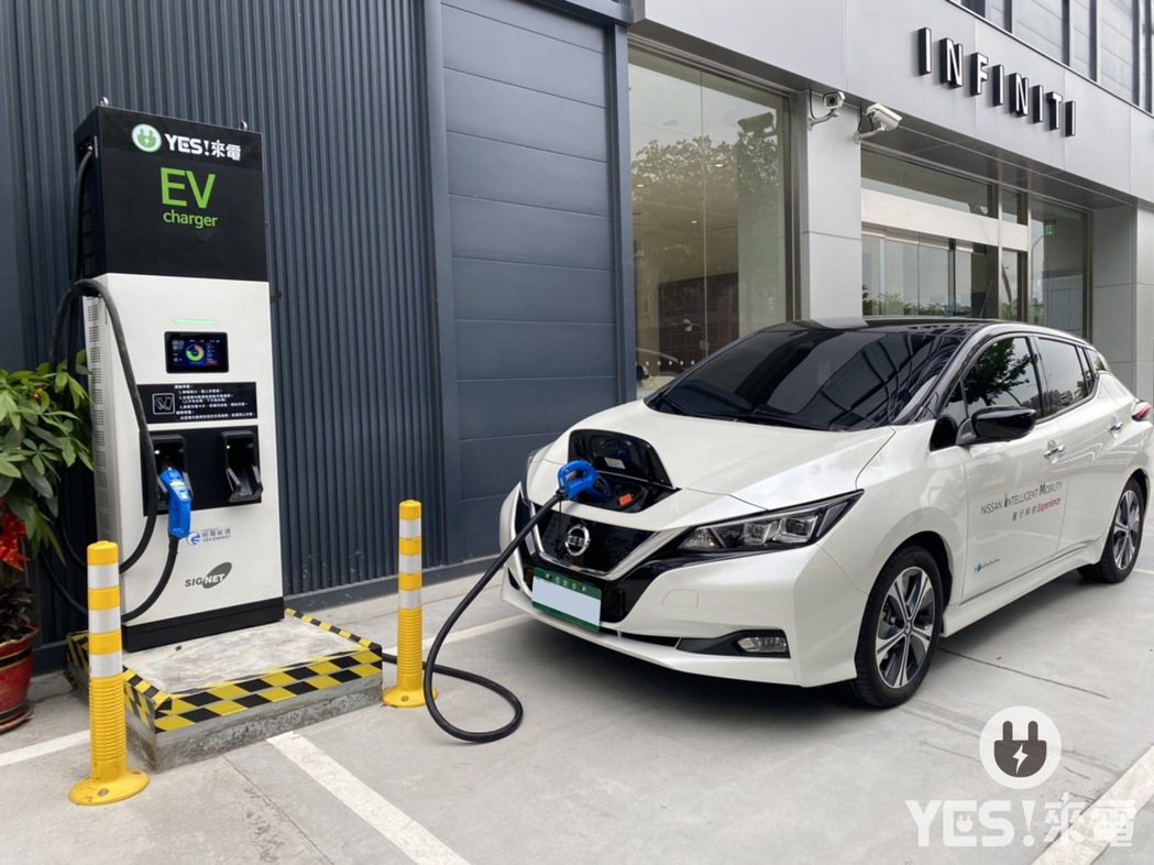 為台灣充電設備再添生力軍，電動車充電產業龍頭「YES!來電」導入電動四輪日規CHAdeMo快充站，為各類業者打造的充電解決方案，實現電動車充電友善環境。 圖／裕電能源提供