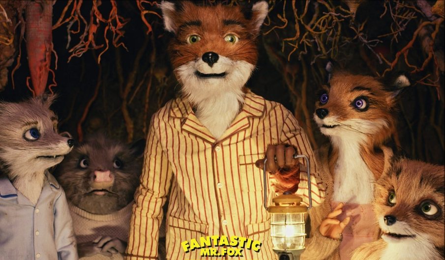 《超級狐狸先生》的偶戲形式讓導演貫徹美學，包括繁複統一的色調。 圖／福斯