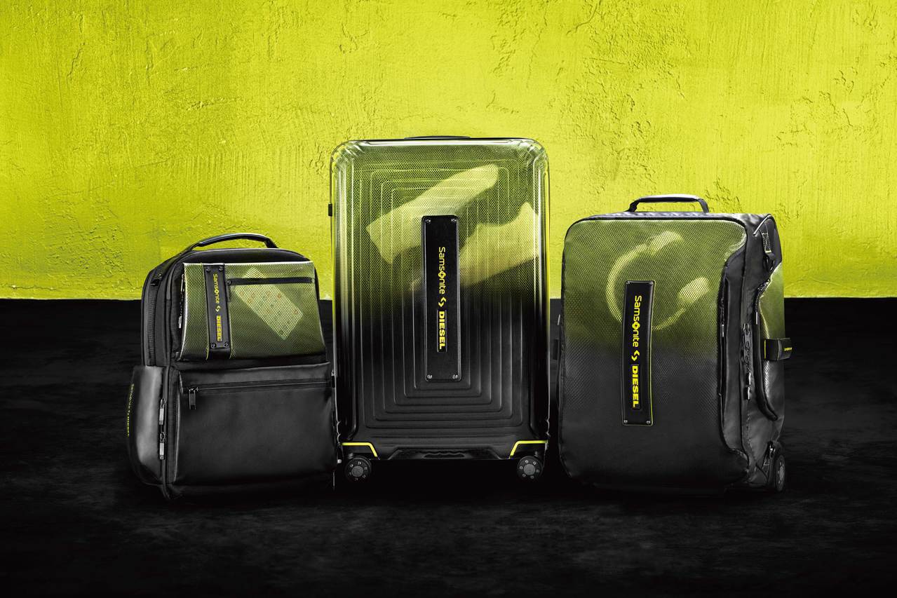 Samonite首度聯手Diesel 結合透視風讓行李箱變潮了