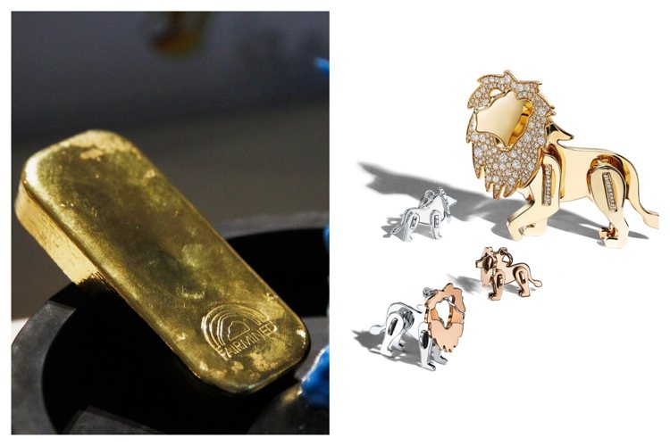 （左）蕭邦100%的珠寶鐘表都採用符合倫理道德標準的金原料製作。圖／蕭邦提供（右）Tiffany Save the Wild系列珠寶收入所得全數捐贈給環保團體ECF，9,500元起。圖／Tiffany提供