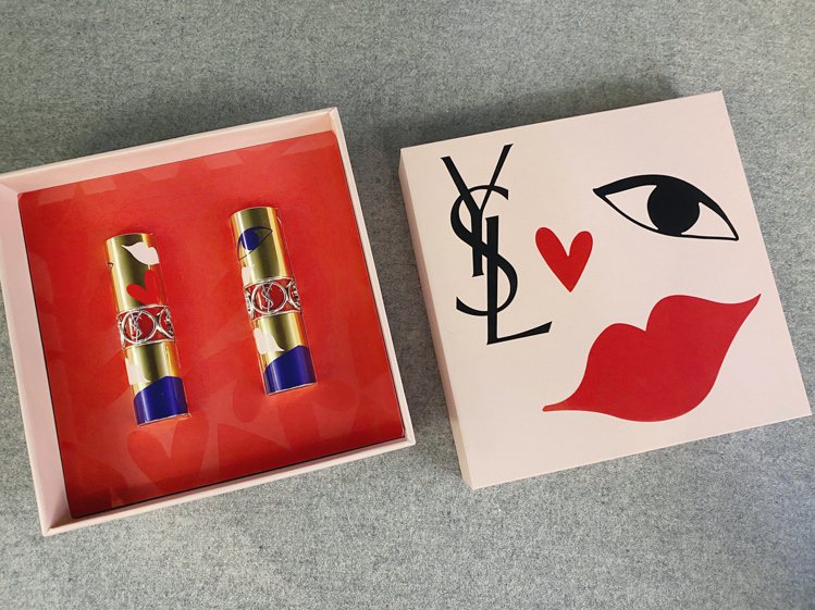 限量YSL愛戀爆擊限定版情挑誘光水唇膏禮盒，2,600元。圖／YSL提供