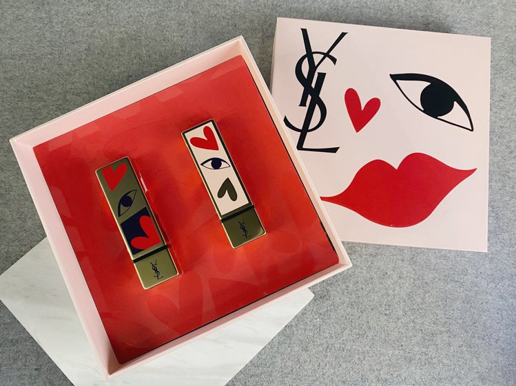 限量YSL愛戀爆擊限定版奢華緞面唇膏禮盒，2,600元。圖／YSL提供
