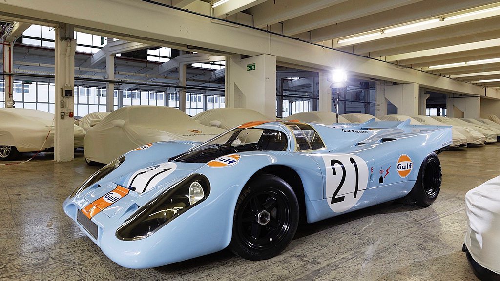 電影《極速狂飆》（Le Mans）中主角所駕駛的Porsche 917 KH。 ...