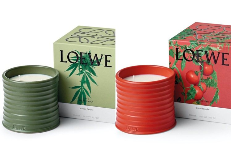 LOEWE將推出香氛蠟燭，最受矚目的是大麻味。圖／摘自jonathan.anderson IG