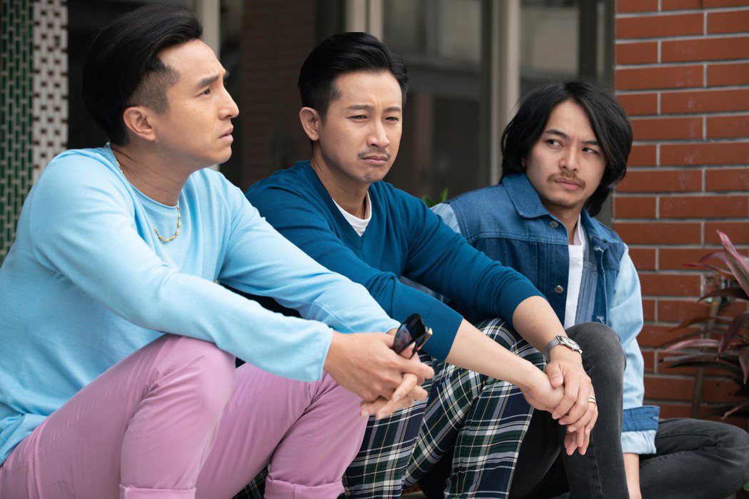 王少偉（左起）、Darren、楊銘威在「我的婆婆怎麼那麼可愛」戲中飾演搞笑三兄弟...