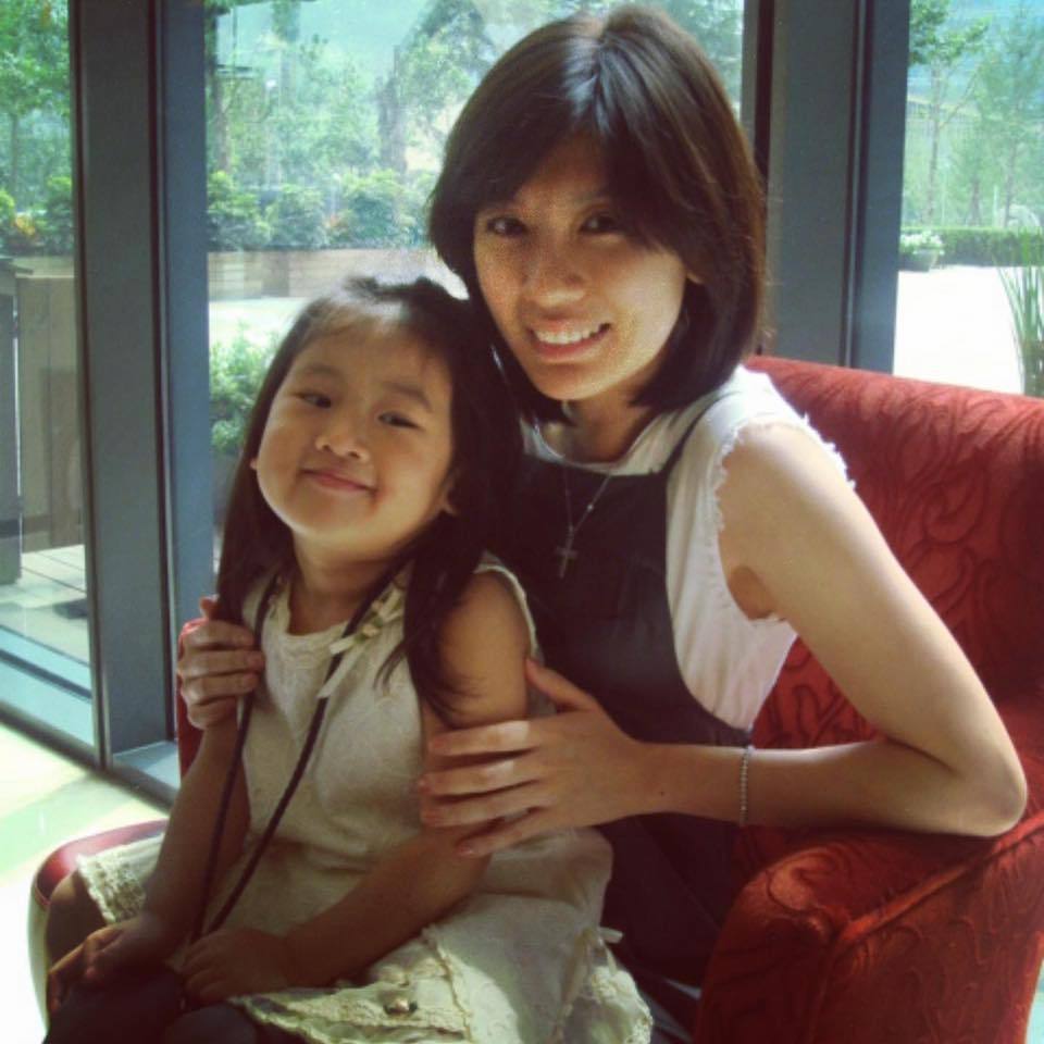 賈靜雯與大女兒梧桐妹。圖／摘自臉書