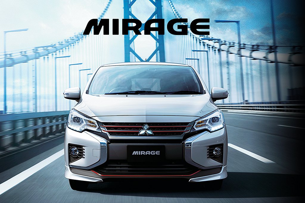 日規小改款三菱Mirage正式發表。 圖／Mitsubishi Motors提供