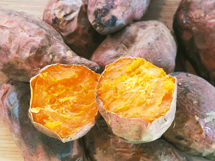 地瓜最有名的營養是β-胡蘿蔔素。 圖／本報系資料照片
