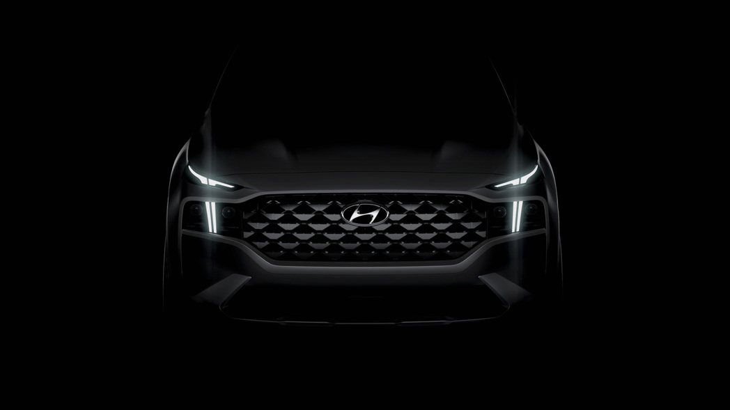 小改款Hyundai Santa Fe預告六月發表。 摘自Hyundai