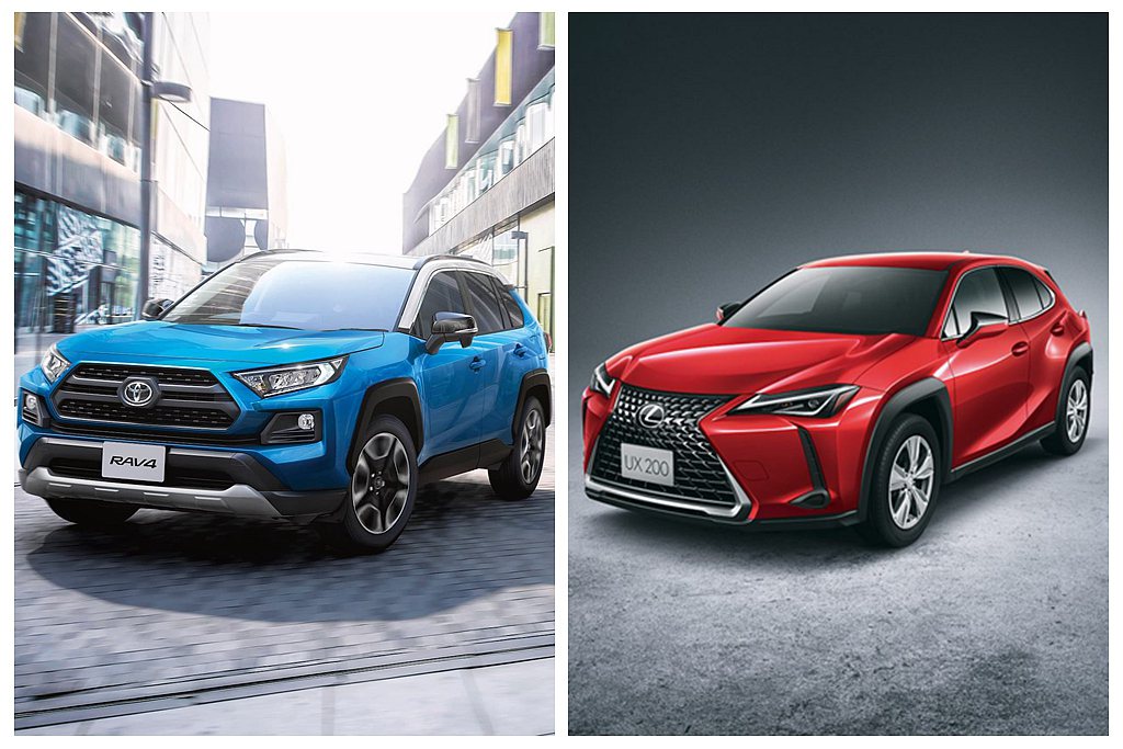 日本JNCAP公布2019財政年新車安全測試報告，熱門車款Toyota RAV4、Lexus UX、Lexus NX等皆上榜。 圖／Toyota、Lexus提供
