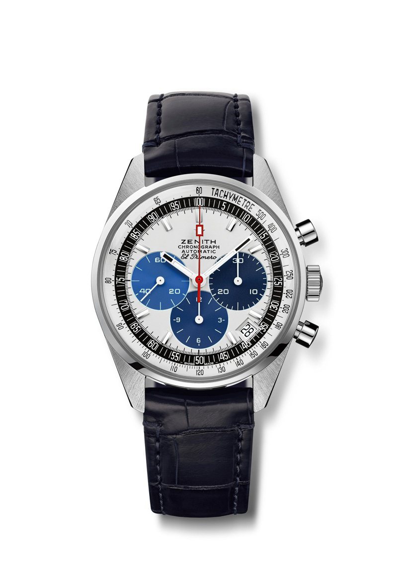 ZENITH CHRONOMASTER系列工坊及官網專售復刻版腕表，8,900瑞士法郎。圖／真力時提供