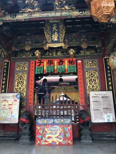 台灣首廟天壇是台灣首座民官合建的廟宇。記者唐秀麗／攝影