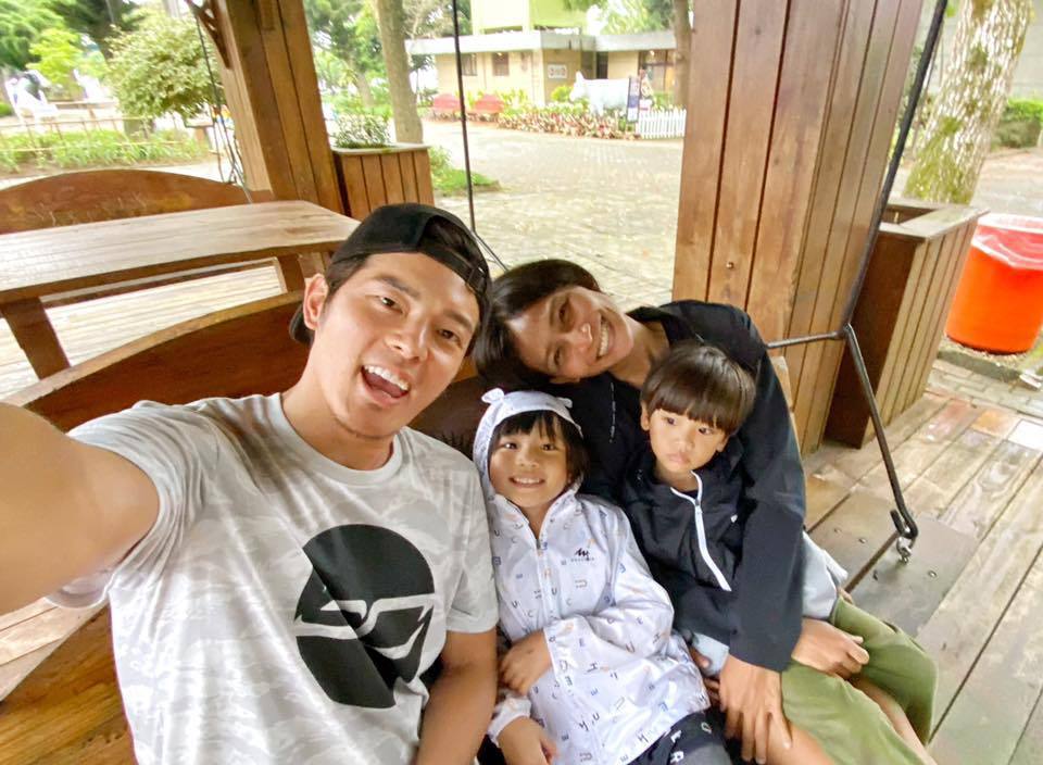 宥勝近來帶著老婆與小孩搭著露營車到台灣各地旅行。 圖／擷自宥勝之旅臉書