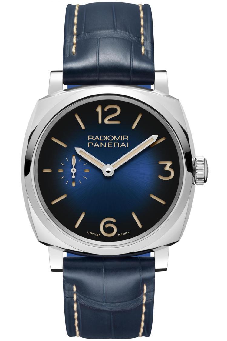 專賣店限定的PAM 01144 Radiomir三日動力儲存腕表，42毫米的精鋼...