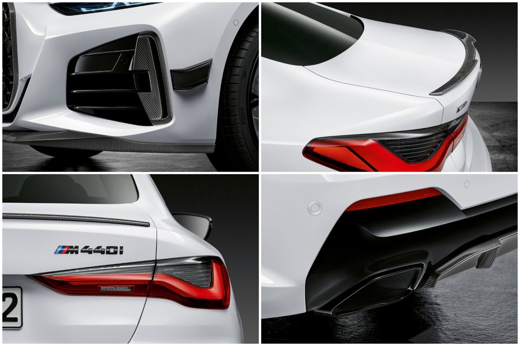 BMW M Performance套件使用了大量的碳纖維質料。 摘自BMW
