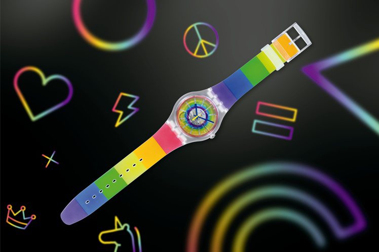 SWATCH全新的OPENSUMMER彩虹腕表，設計核心概念從性別少數群體LGB...
