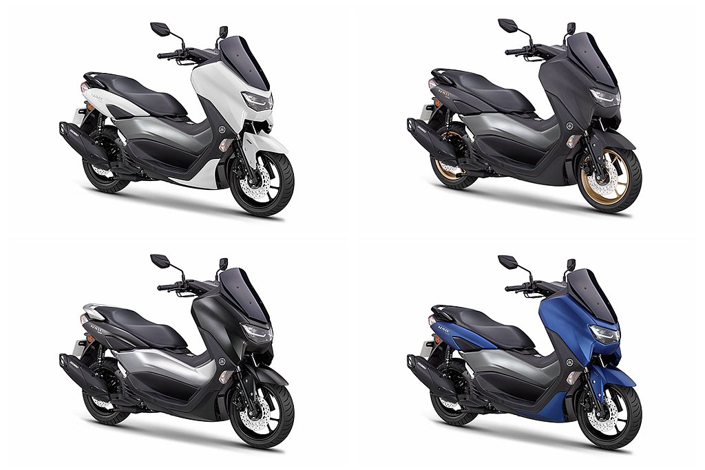 Yamaha NMAX 155共推出4種車色供選擇，包括深灰灰黑、深灰銀、深藍灰...
