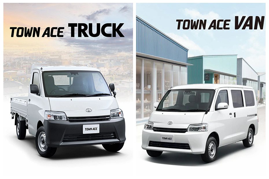Toyota於日本推出中期改款的Town Ace輕型商用車系。 圖／Toyota提供