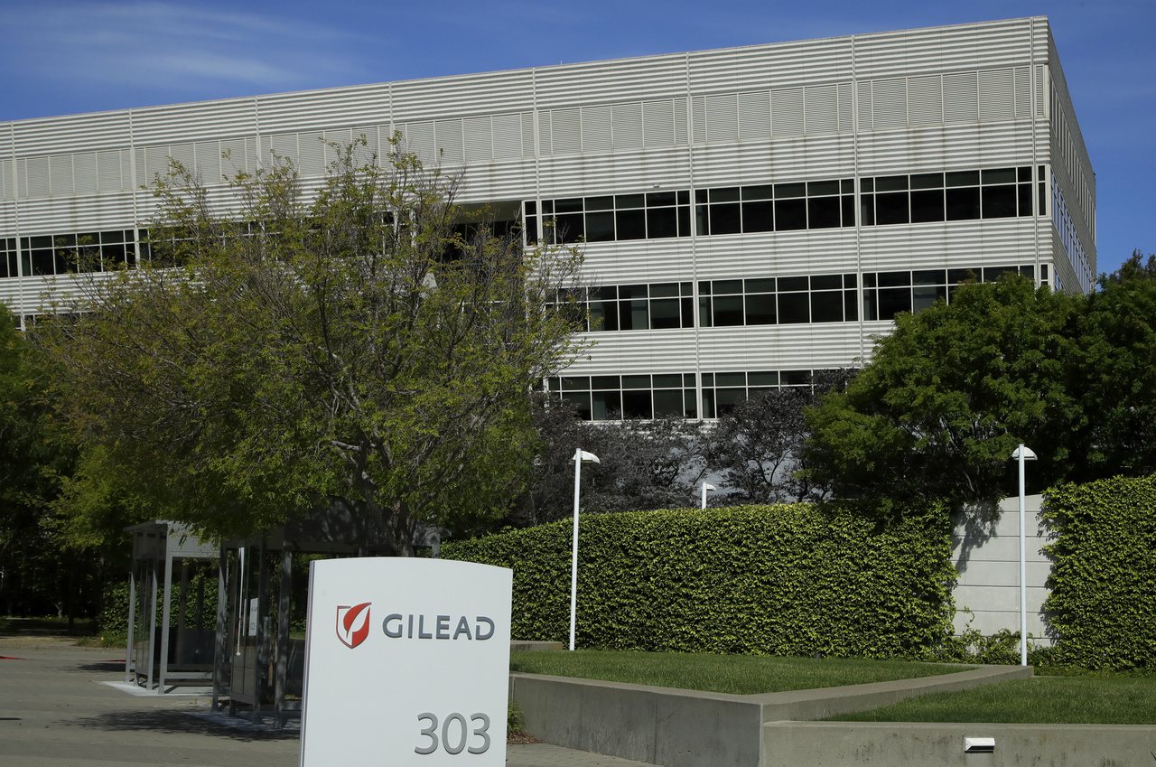 吉利德29日公布瑞德西韋的詳細定價計畫，圖為該公司位於加州福斯特市的總部大樓外觀。美聯社